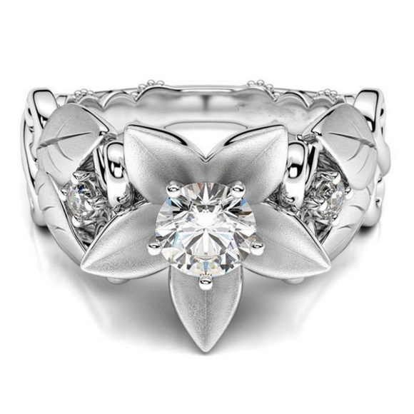 Ring AAA Zircon - Spring Flower - Picture 6 of 8